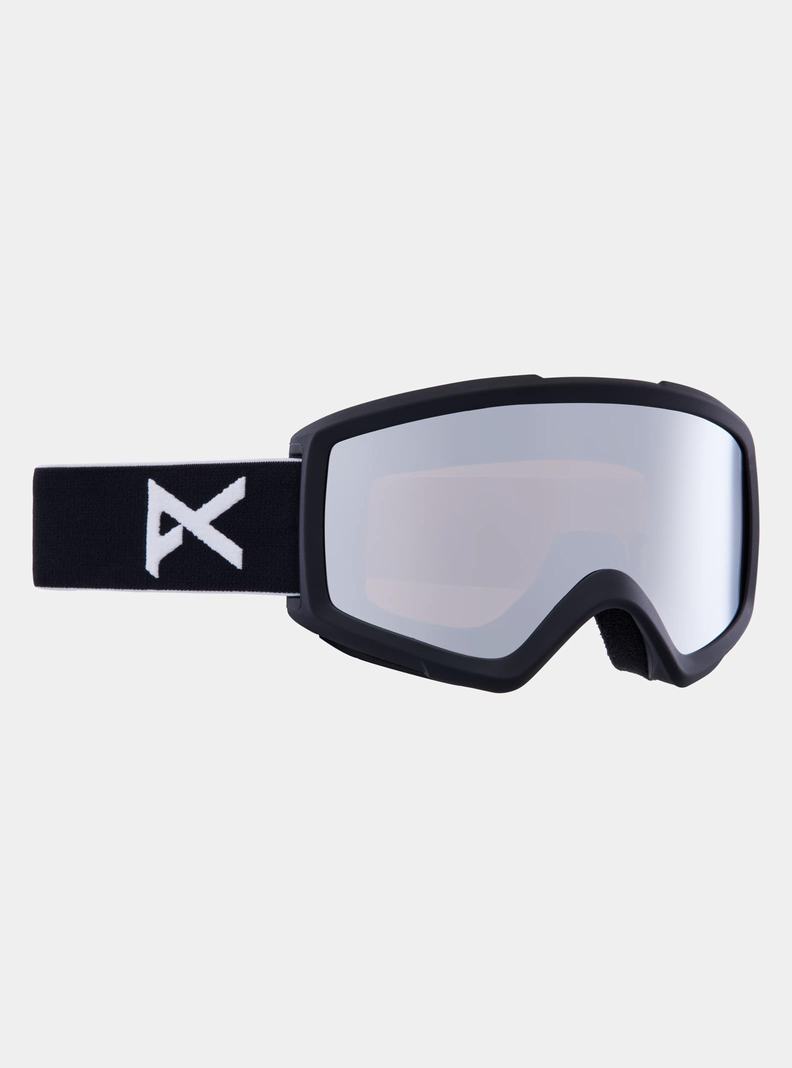 Lunette Ski Burton Anon Helix 2.0 Goggles + Bonus Lens Homme Noir Argent | 192385-SIN