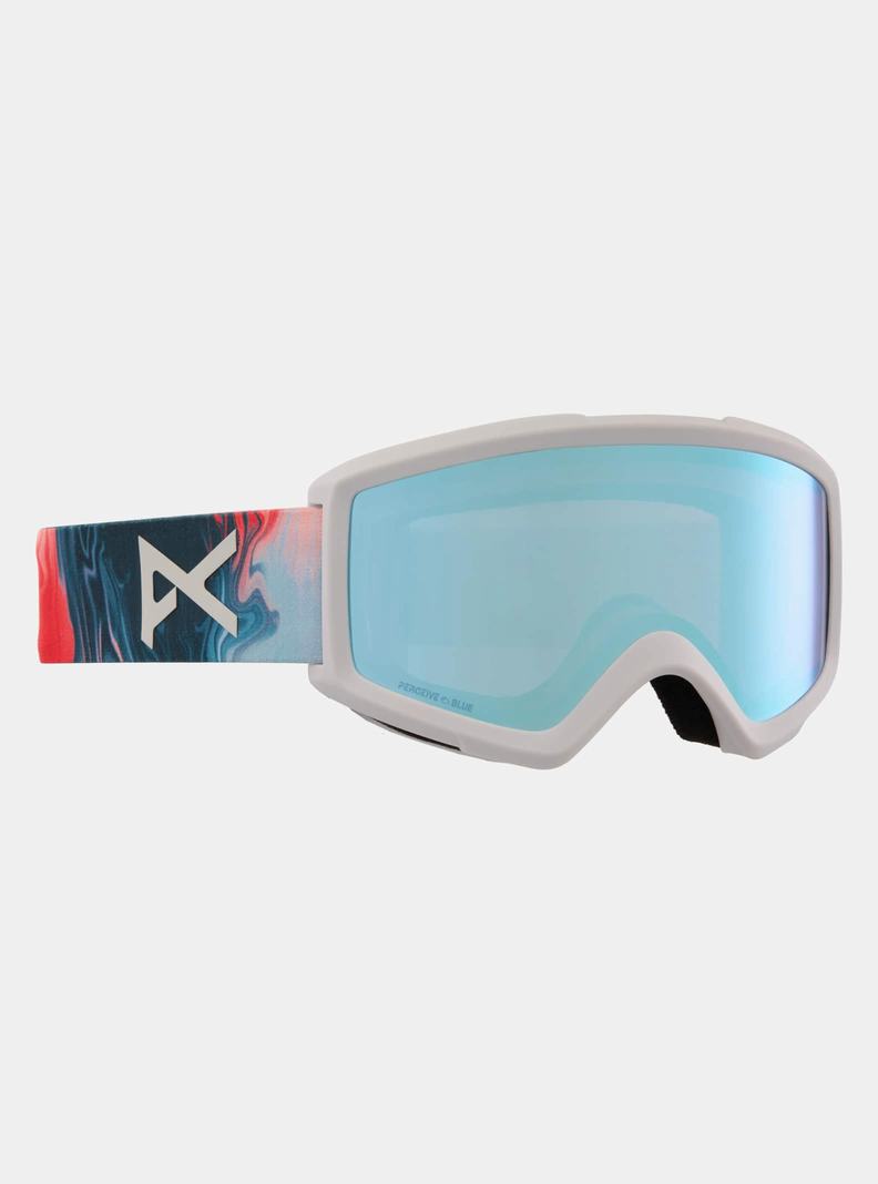 Lunette Ski Burton Anon Helix 2.0 Perceive Goggles + Bonus Lens Femme Bleu | 629485-TCU