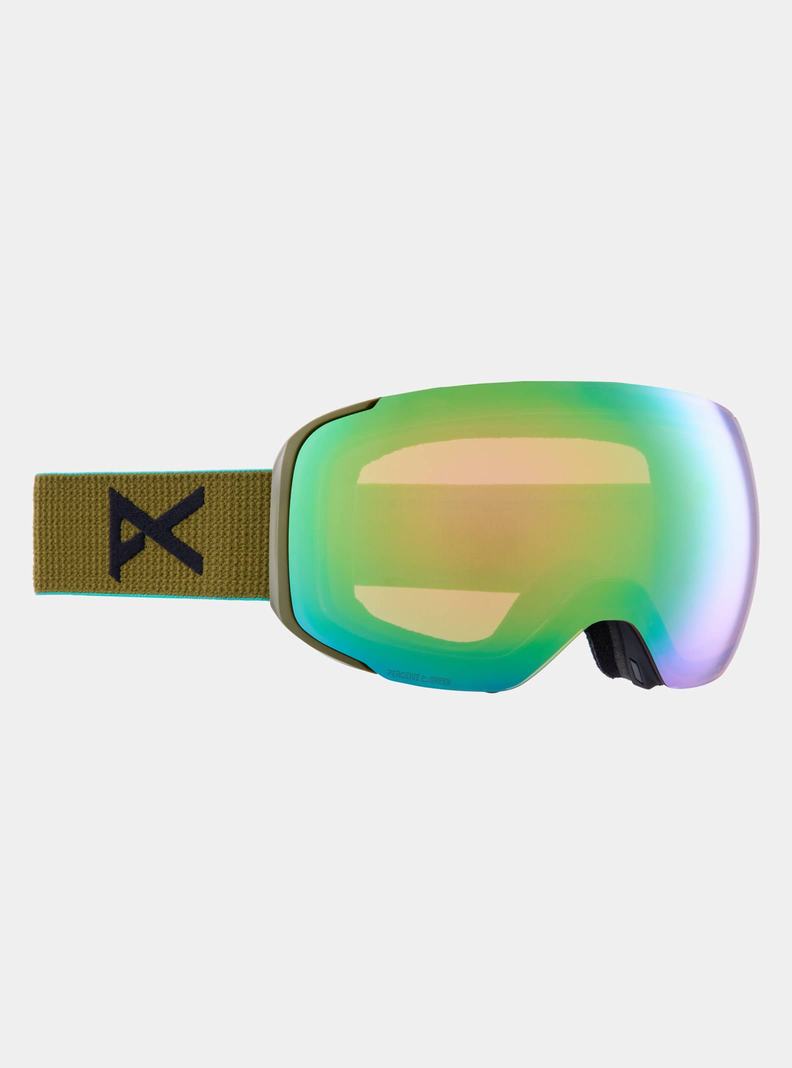 Lunette Ski Burton Anon M2 Goggles + Bonus Lens + MFI® Face Mask Homme Vert Rose | 425671-YBC