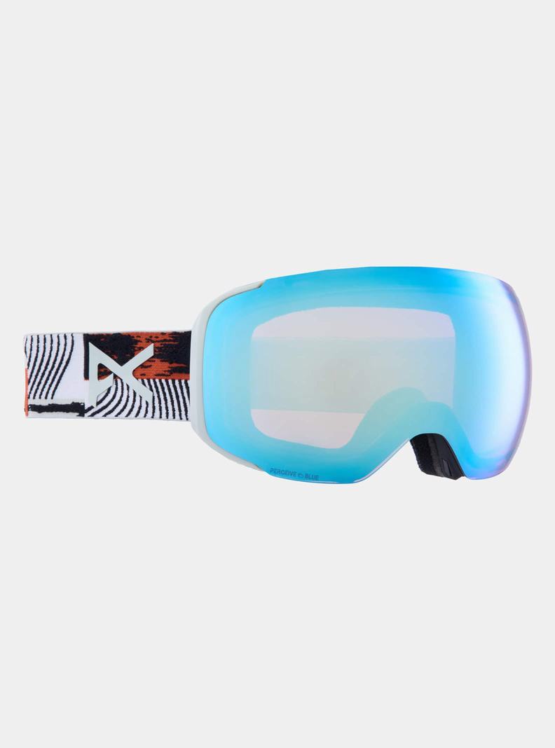 Lunette Ski Burton Anon M2 Goggles + Bonus Lens + MFI® Face Mask Femme Bleu Rose | 497605-JML