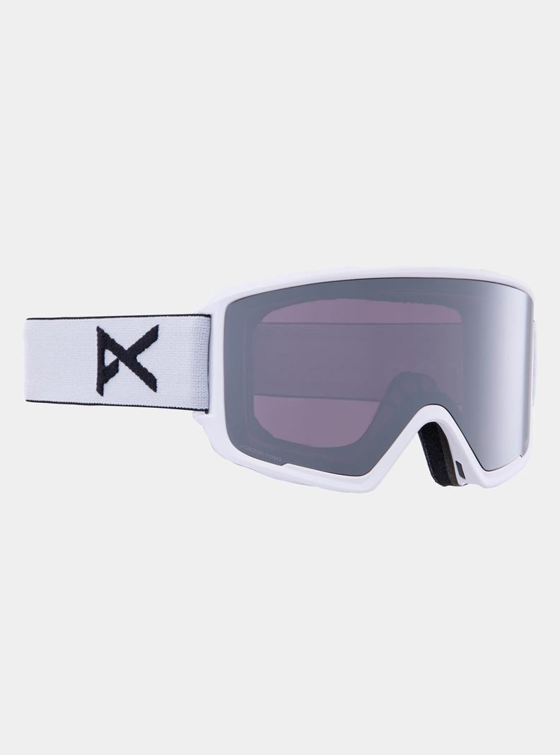 Lunette Ski Burton Anon M3 Goggles + Bonus Lens + MFI® Face Mask Homme Blanche Orange Noir Violette | 092814-GYO