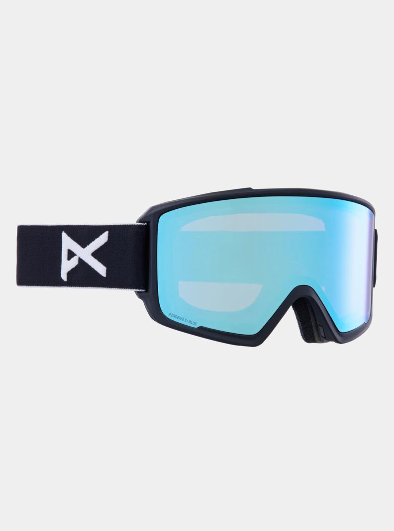 Lunette Ski Burton Anon M3 Goggles + Bonus Lens + MFI® Face Mask Homme Noir Bleu Rose | 128943-HWD