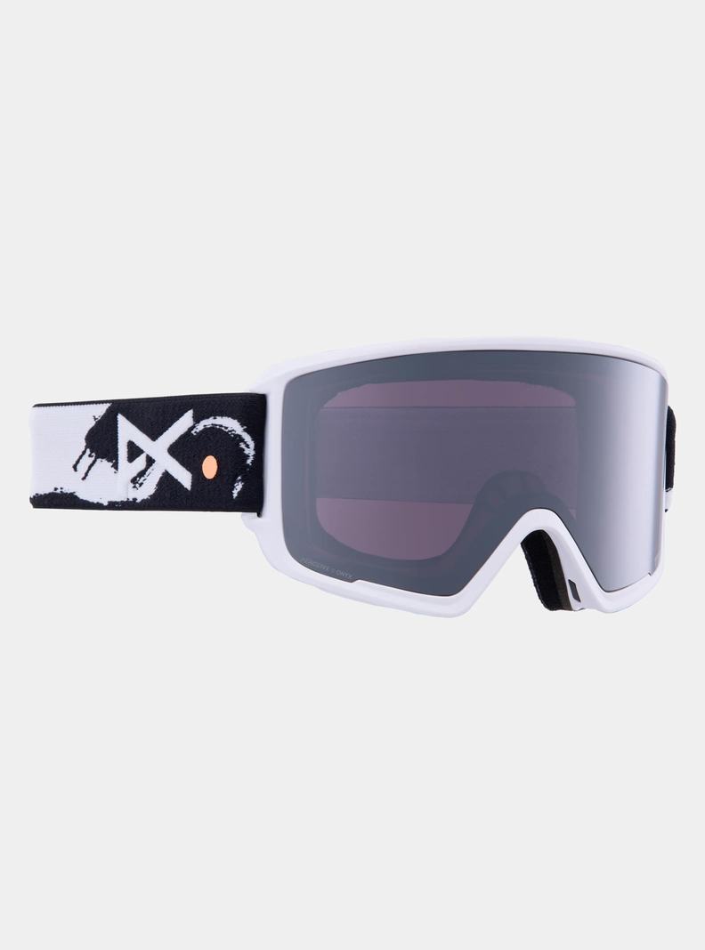 Lunette Ski Burton Anon M3 Low Bridge Fit Goggles + Bonus Lens + MFI® Face Mask Homme Orange Noir Violette | 970685-ZCD