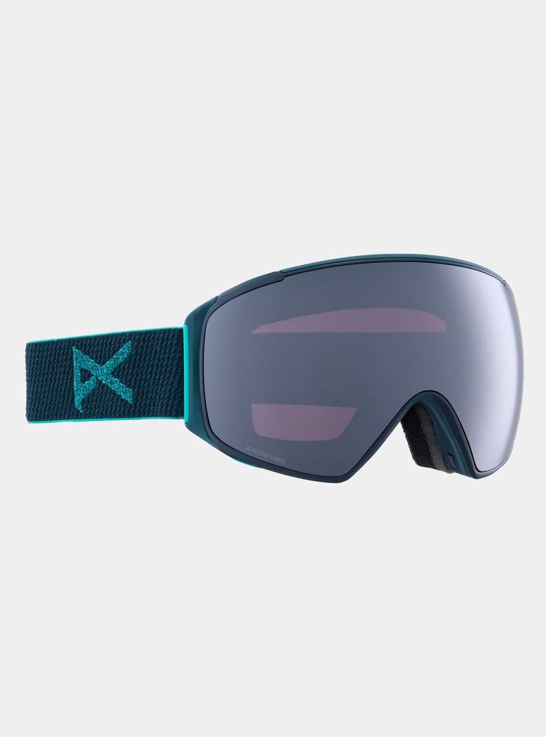 Lunette Ski Burton Anon M4S Goggles (Toric) + Bonus Lens + MFI® Face Mask Femme Orange Noir Violette | 390712-WGT
