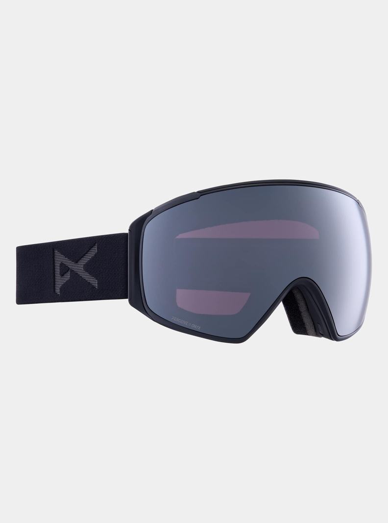 Lunette Ski Burton Anon M4S Goggles (Toric) + Bonus Lens + MFI® Face Mask Homme Orange Noir Violette | 583179-JHG
