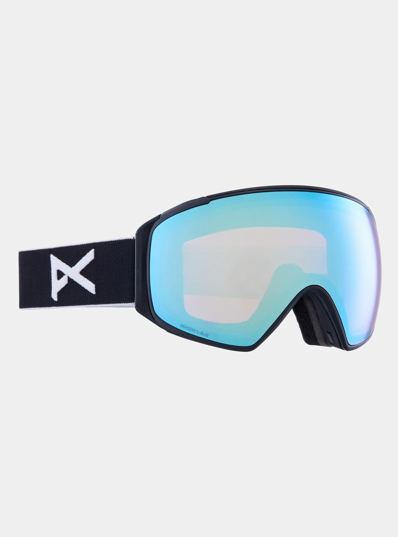 Lunette Ski Burton Anon M4S Goggles (Toric) + Bonus Lens + MFI® Face Mask Femme Noir Bleu Rose | 729361-OIA