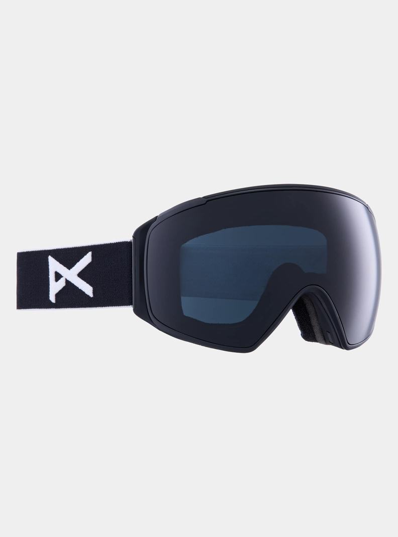 Lunette Ski Burton Anon M4S Low Bridge Fit Goggles (Polarized Toric) + Bonus Lens Femme Noir Violette | 159236-HSM
