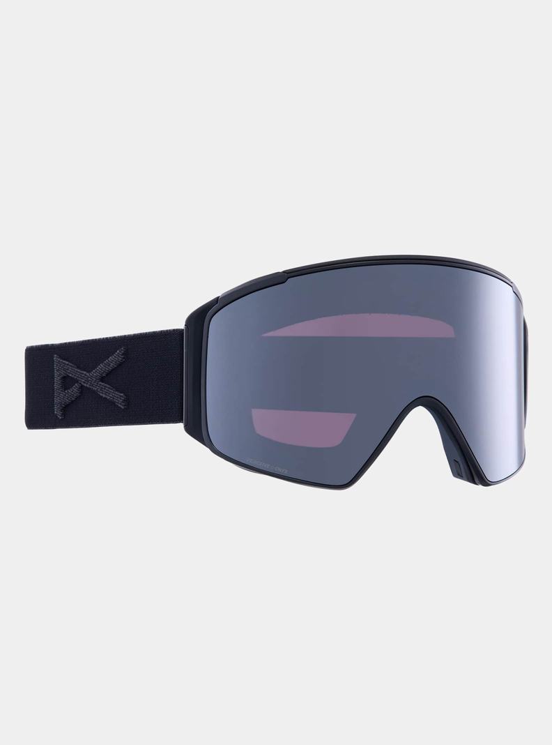 Lunette Ski Burton Anon M4S Snapback Goggles (Cylindrical) + Bonus Lens + MFI® Face Mask Homme Orange Noir Violette | 861370-HSP