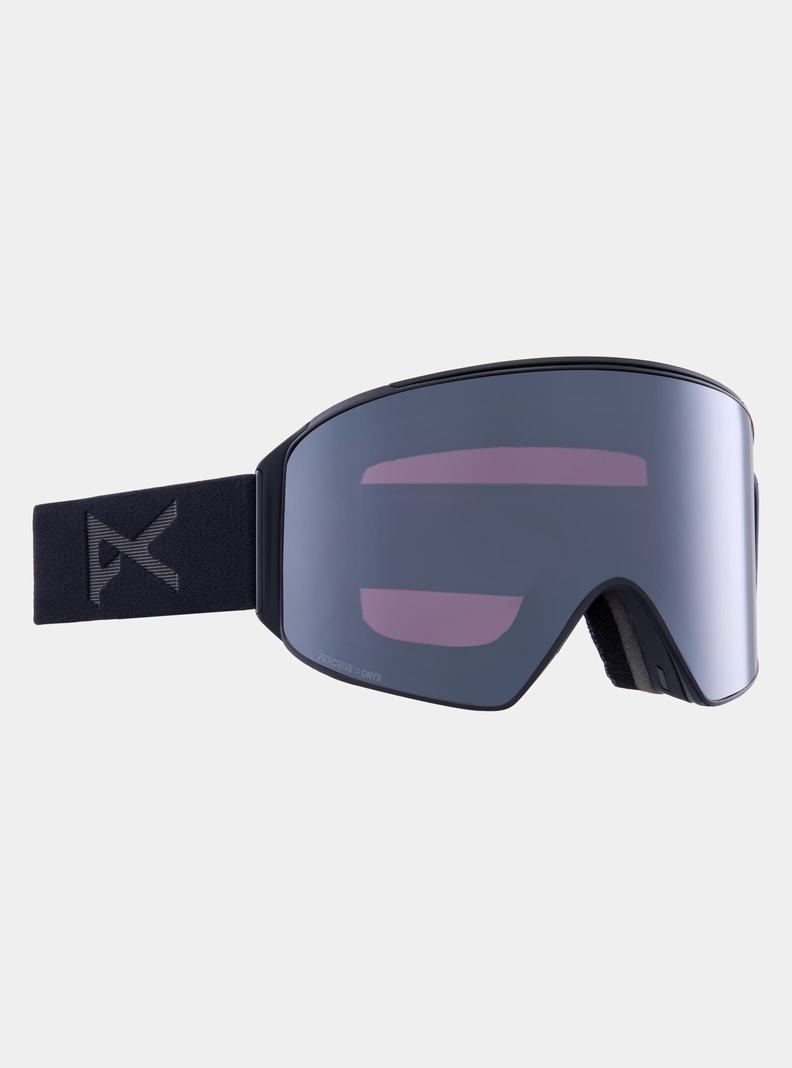 Lunette Ski Burton Anon M4 Goggles (Cylindrical) + Bonus Lens + MFI® Face Mask Femme Orange Noir Violette | 234580-UOS