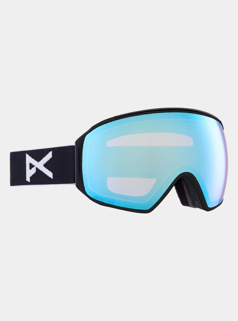 Lunette Ski Burton Anon M4 Goggles (Toric) + Bonus Lens + MFI® Face Mask Femme Noir Bleu Rose | 769105-OAR