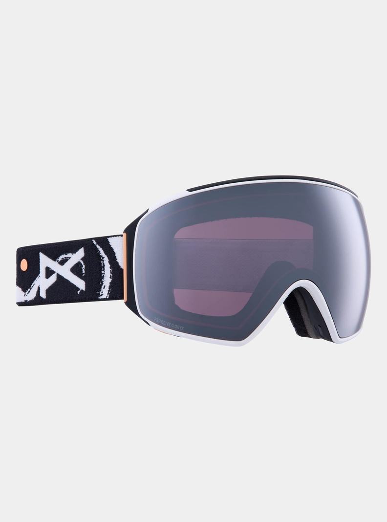 Lunette Ski Burton Anon M4 Low Bridge Fit Goggles (Toric) + Bonus Lens + MFI® Face Mask Femme Orange Noir Violette | 943217-ROD