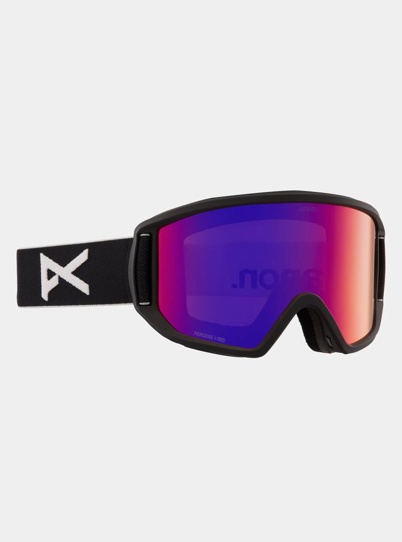 Lunette Ski Burton Anon Relapse Goggles + Bonus Lens Homme Noir Orange Rouge | 528793-UCM