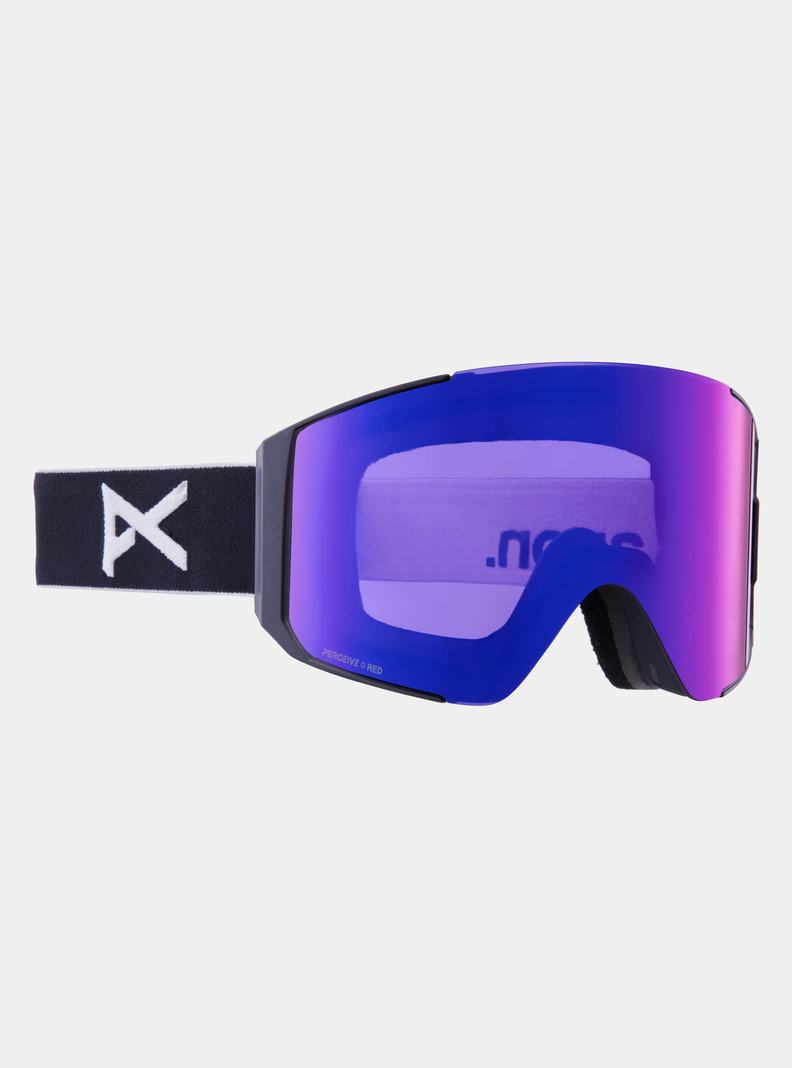 Lunette Ski Burton Anon Sync Goggles + Bonus Lens Femme Noir Orange Rouge | 784192-VGI