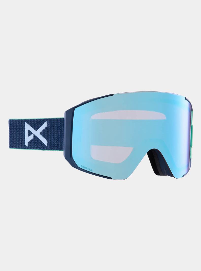 Lunette Ski Burton Anon Sync Low Bridge Fit Goggles + Bonus Lens Homme Bleu Marine Bleu Rose | 938152-NKL