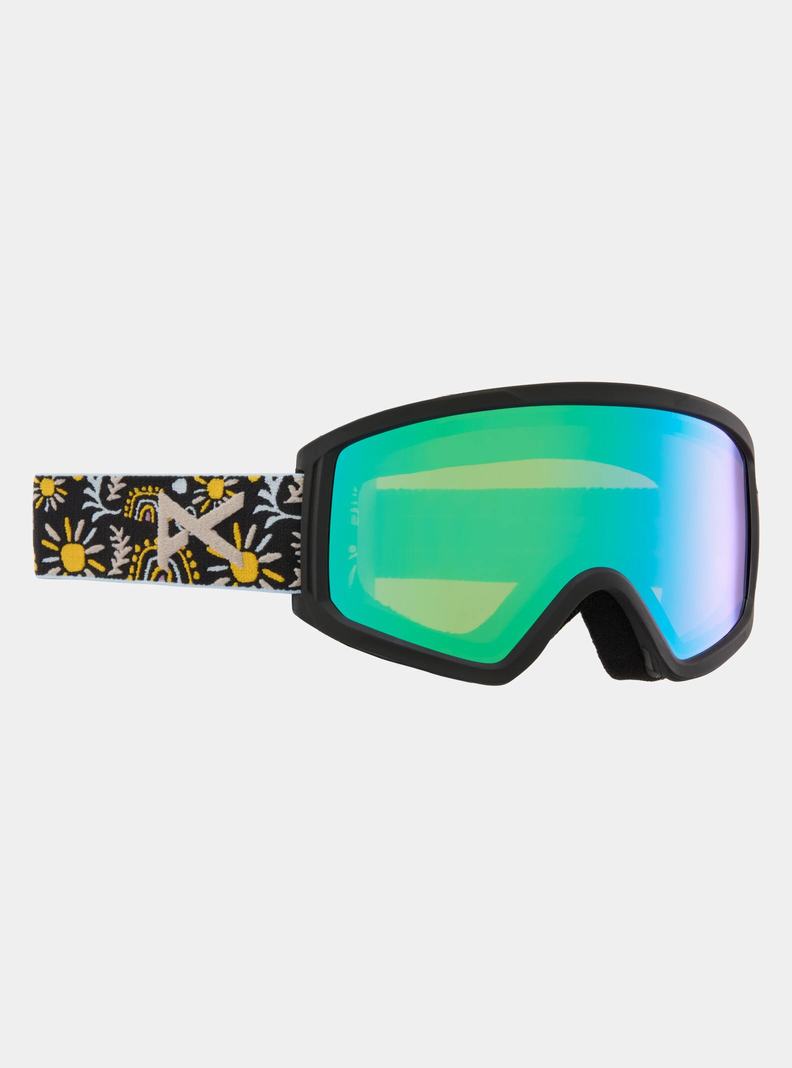 Lunette Ski Burton Anon Tracker 2.0 Low Bridge Fit Enfant Vert | 605837-QDF