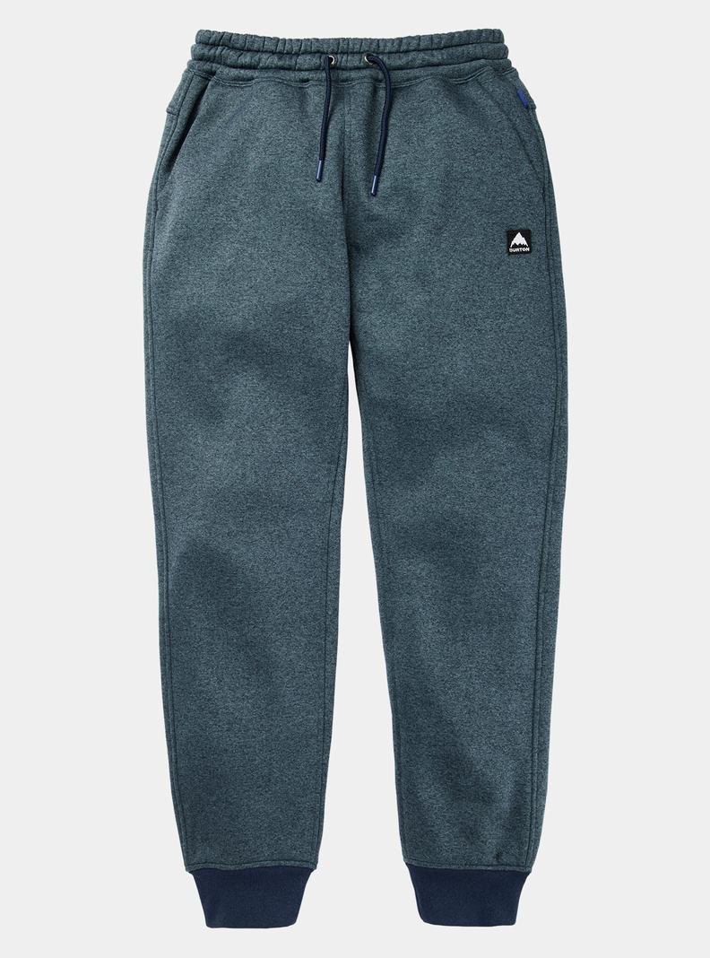 Pantalon Burton Oak Fleece Femme Bleu | 570346-WIB