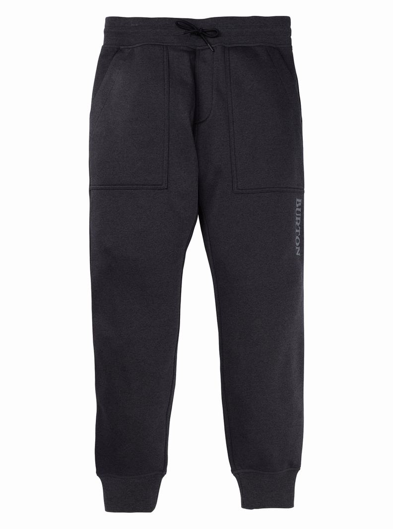 Pantalon Burton Oak Fleece Homme Noir | 215084-PQT