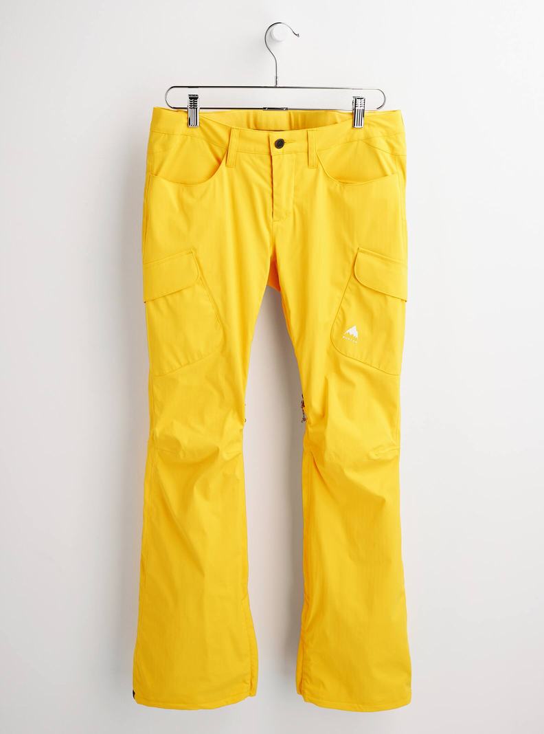 Pantalon Snowboard Burton GORE‑TEX Gloria Femme Jaune | 145063-DHI