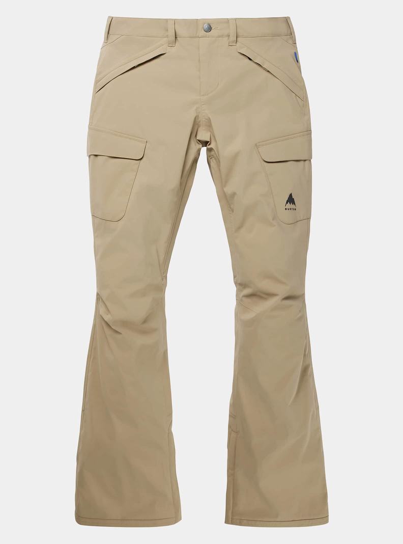 Pantalon Snowboard Burton Gloria GORE-TEX 2L Femme Kaki | 157490-GYK