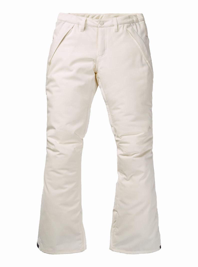 Pantalon Snowboard Burton Society Femme Blanche | 786459-PRB