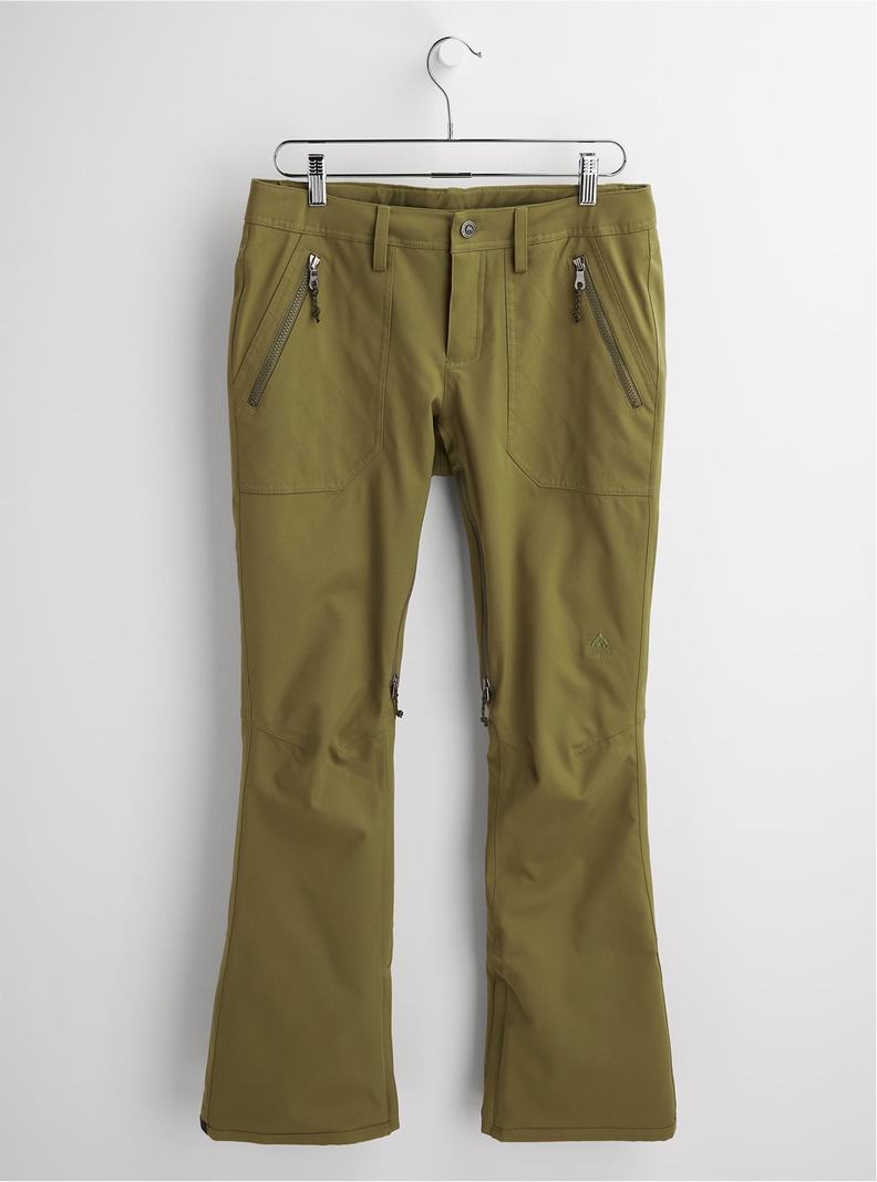 Pantalon Snowboard Burton Vida Femme Vert Olive | 163597-IKX