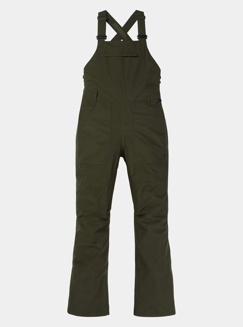 Salopette Burton Avalon GORE-TEX 2L Femme Vert Foncé | 413087-WKV