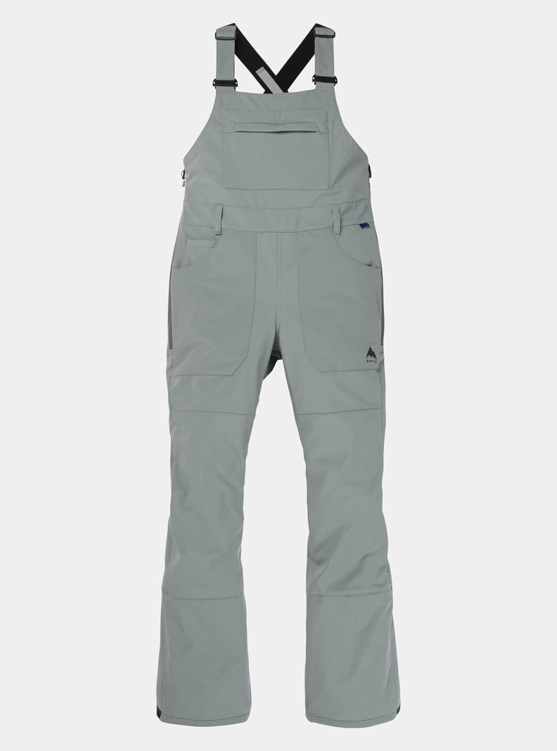 Salopette Burton Avalon Stretch 2L Softshell Femme Grise | 347095-SRD