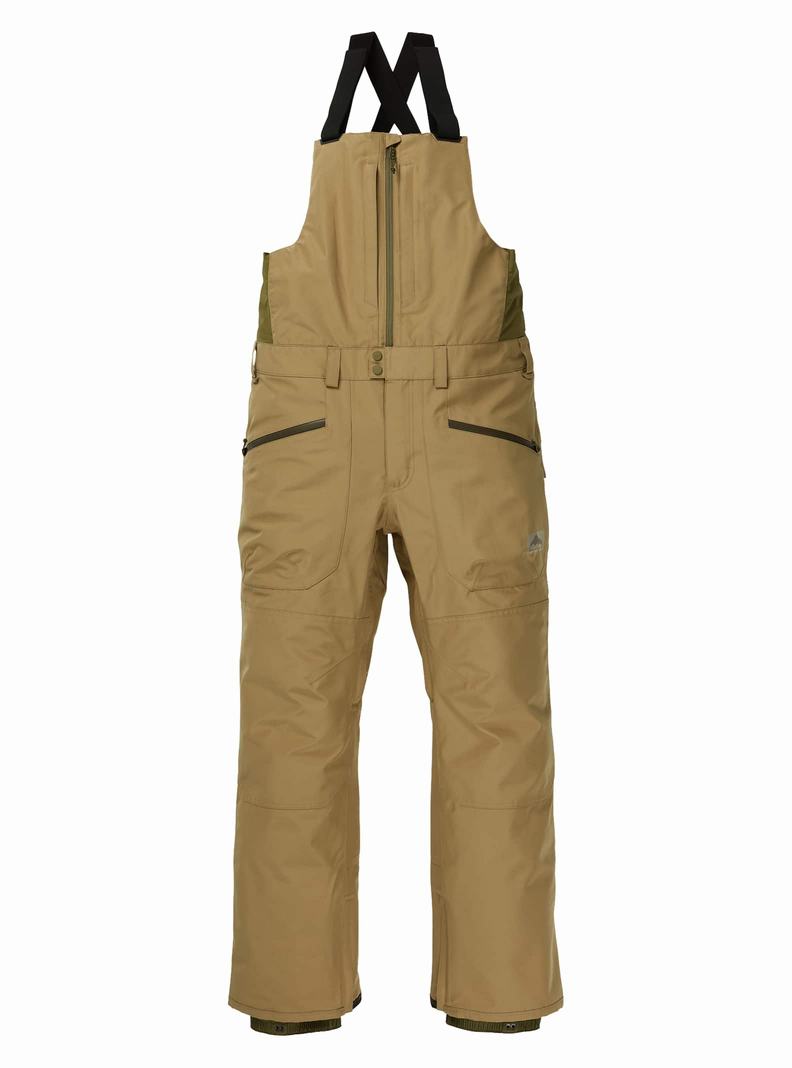 Salopette Burton Reserve GORE‑TEX 2L Homme Kaki | 073914-RUW