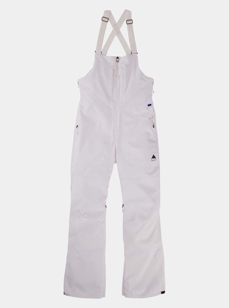 Salopette Burton Reserve Stretch 2L Femme Blanche | 967504-VLE