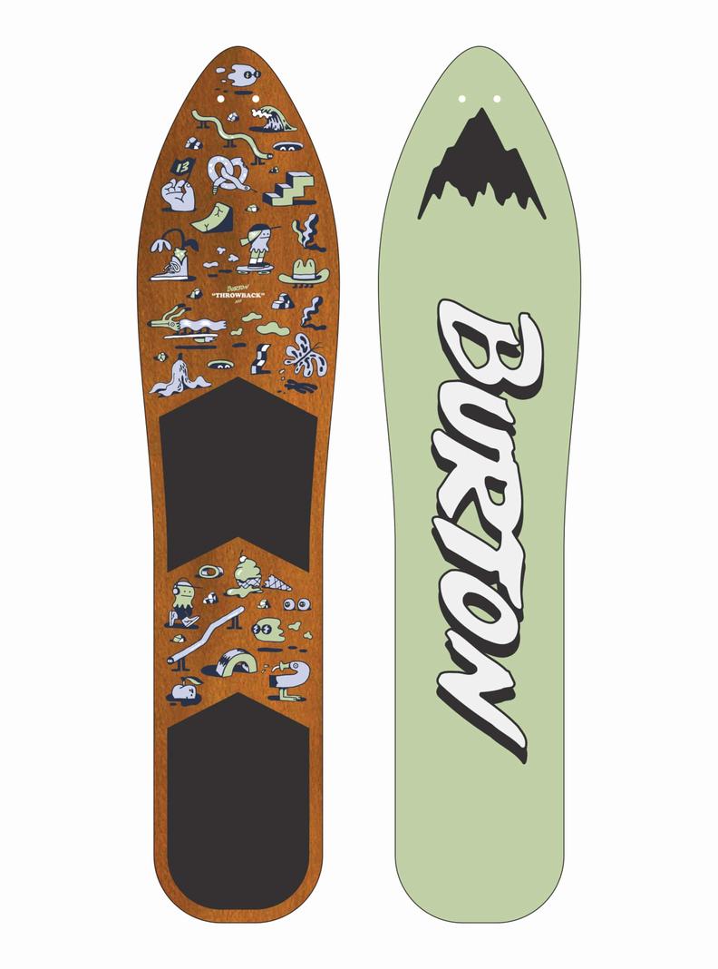 Snowboards Burton The Throwback Homme | 893610-MSY