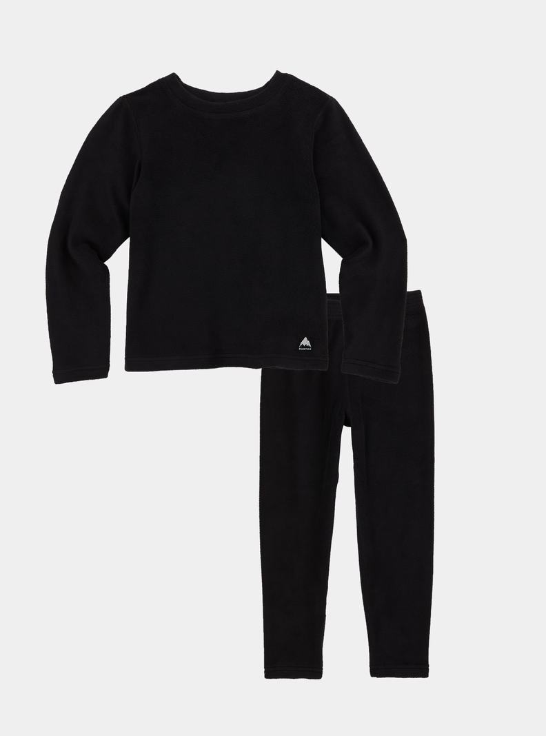Sous-couches Burton Fleece Base Layer Set Enfant Noir | 046738-JXI
