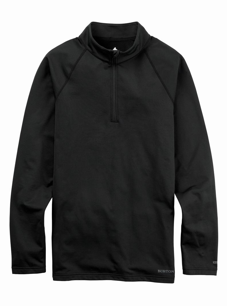 Sous-couches Burton Heavyweight X Base Layer Quarter-Zip Homme Noir | 938750-UBK