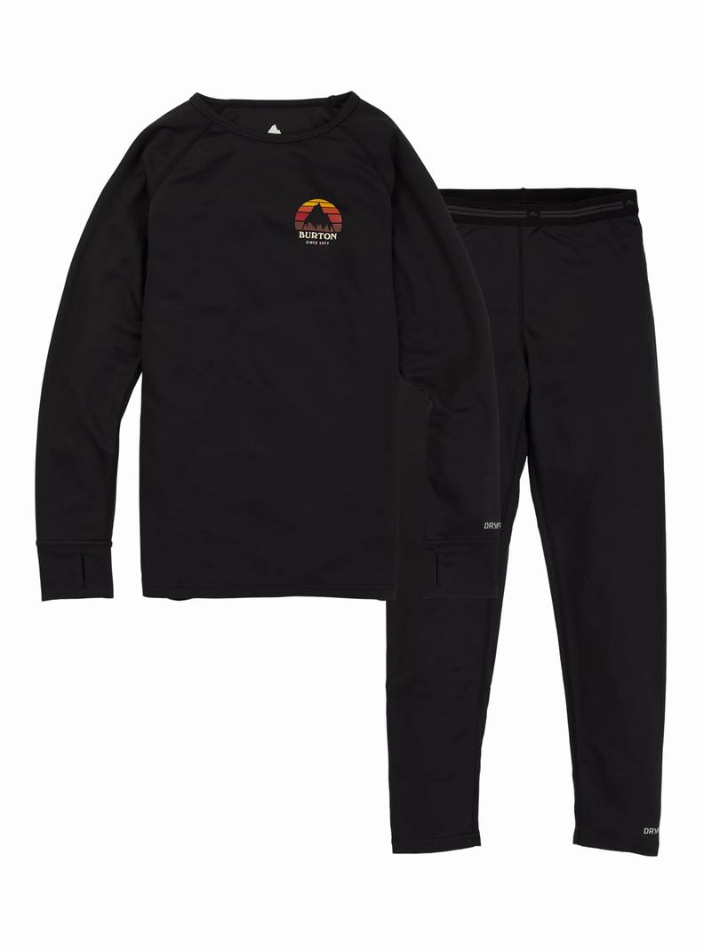 Sous-couches Burton Legere Base Layer Set Enfant Noir | 245873-HGR