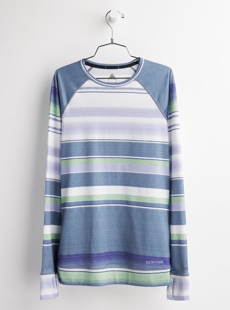 Sous-couches Burton Legere X Femme Grise Stripes | 764352-XUC