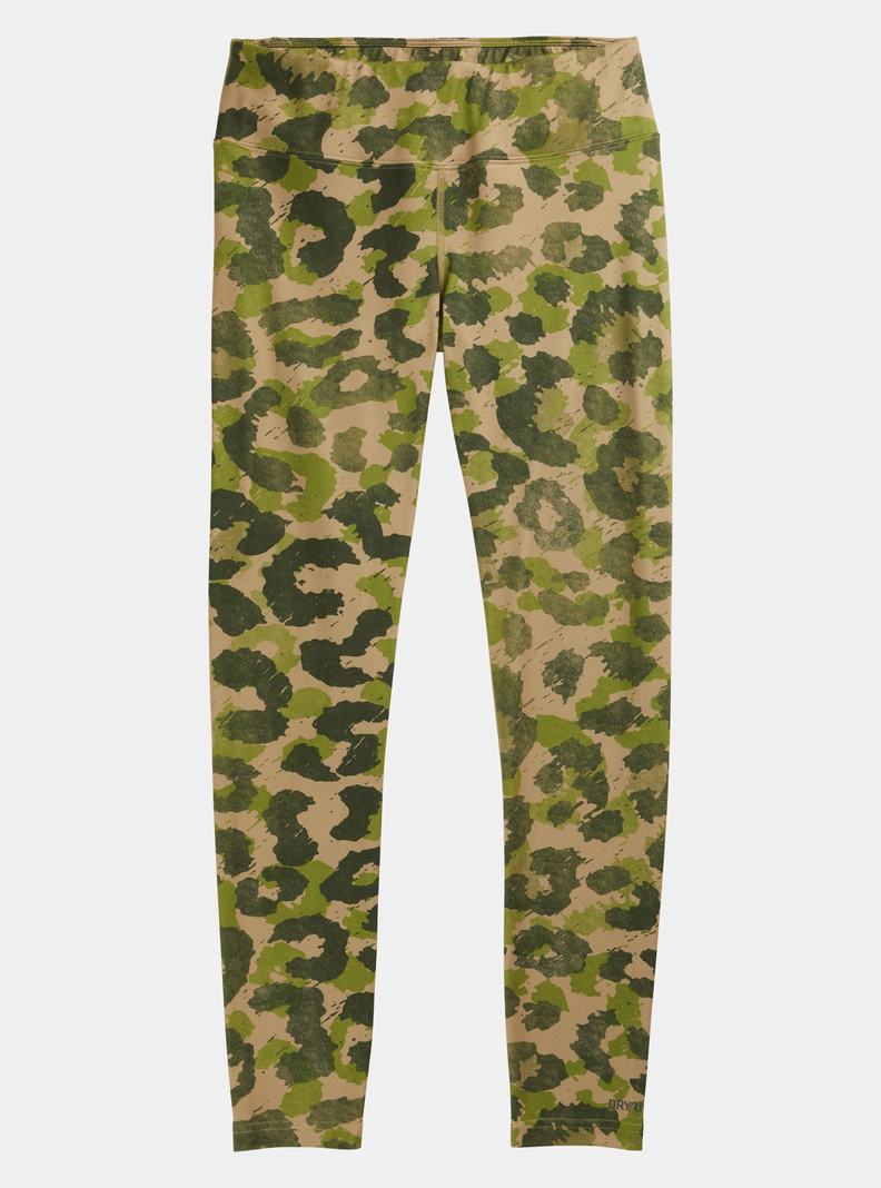 Sous-couches Burton Midweight Base Layer Pants Femme Kaki Vert | 024816-INL