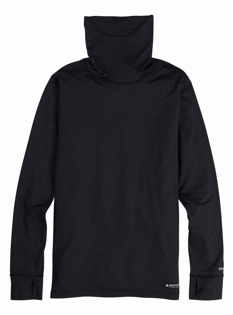 Sous-couches Burton Midweight Base Layer Long Neck Shirt Homme Noir | 386245-GXS