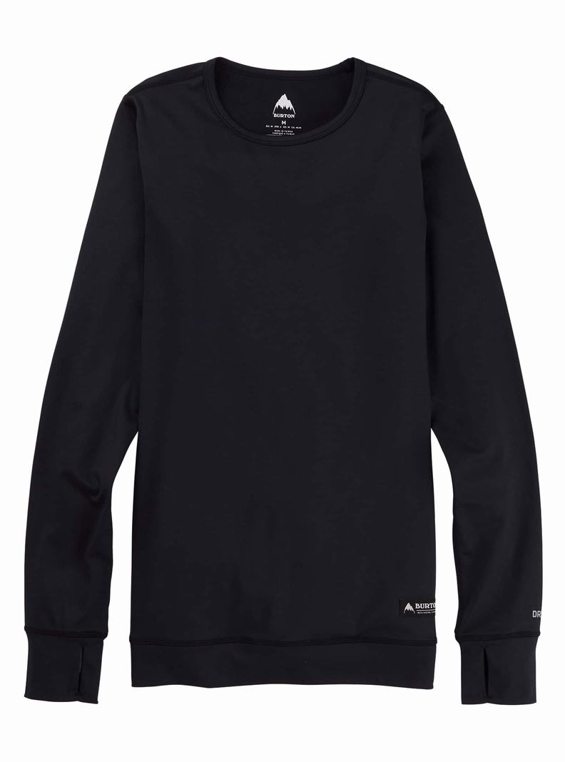 Sous-couches Burton Midweight Base Layer Crewneck Femme Noir | 867095-LIK