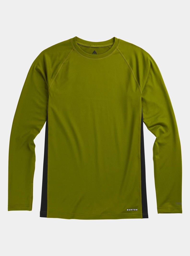 Sous-couches Burton Midweight X Base Layer Crewneck Homme Vert | 179268-DPJ