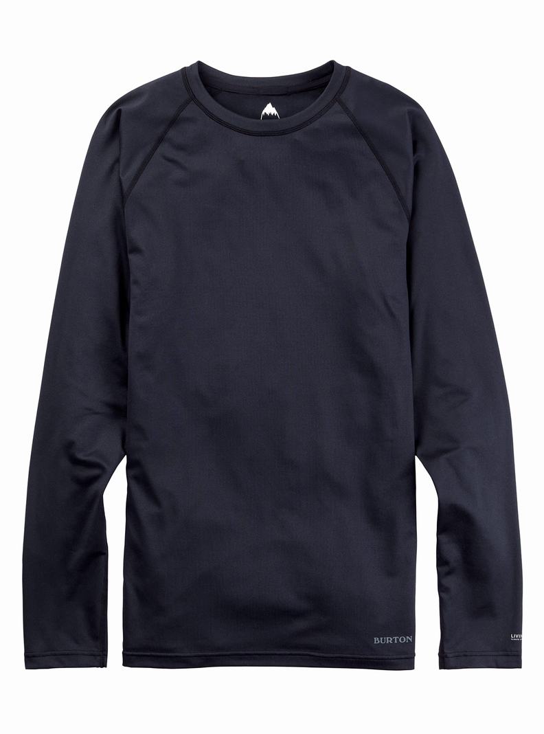 Sous-couches Burton Midweight X Base Layer Crewneck Homme Noir Grise | 359014-XKS