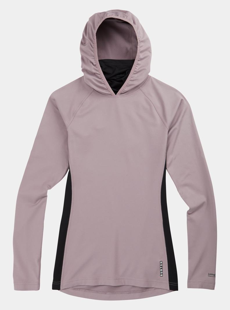Sous-couches Burton Midweight X Base Layer Long Neck Hoodie Femme Violette | 364892-TQS