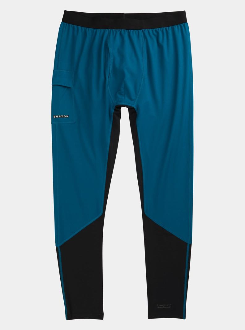 Sous-couches Burton Midweight X Base Layer Pants Homme Bleu | 437026-BLA