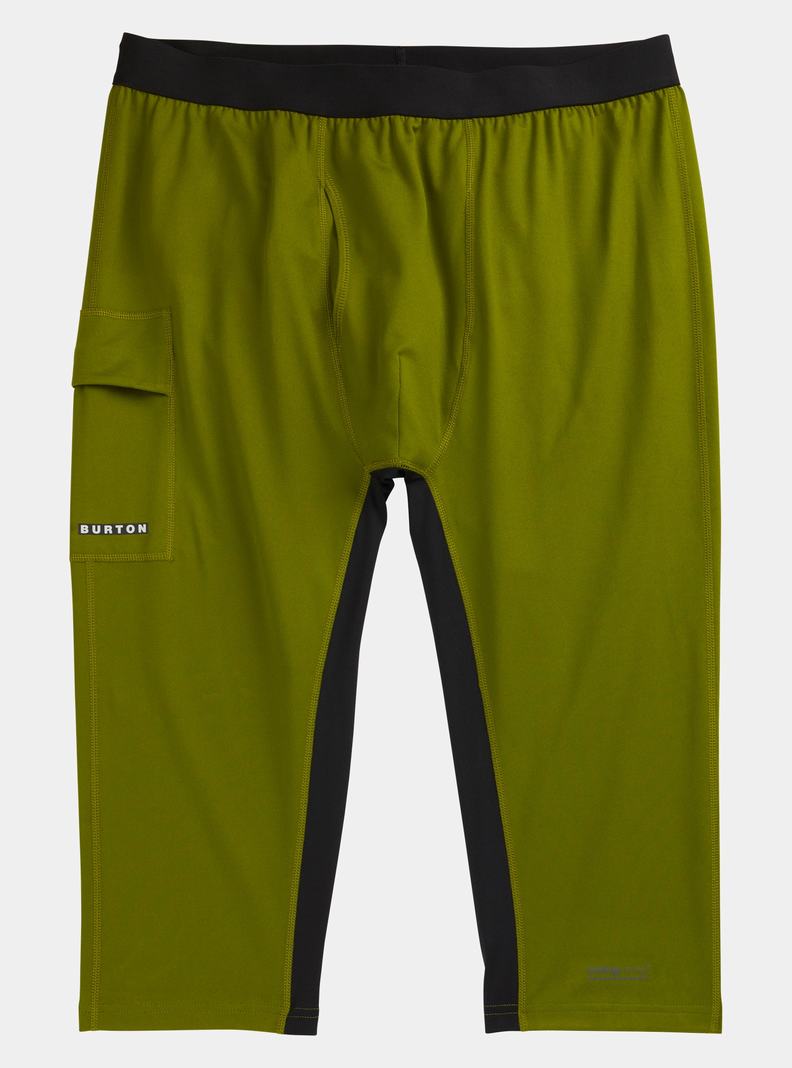Sous-couches Burton Midweight X Base Layer Three-Quarter Boot Pants Homme Vert | 526891-CGW
