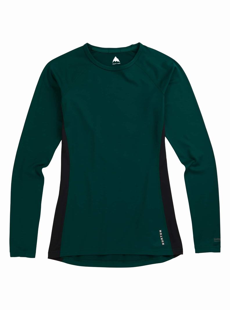 Sous-couches Burton Midweight X Base Layer Crewneck Femme Marron | 782439-EUF