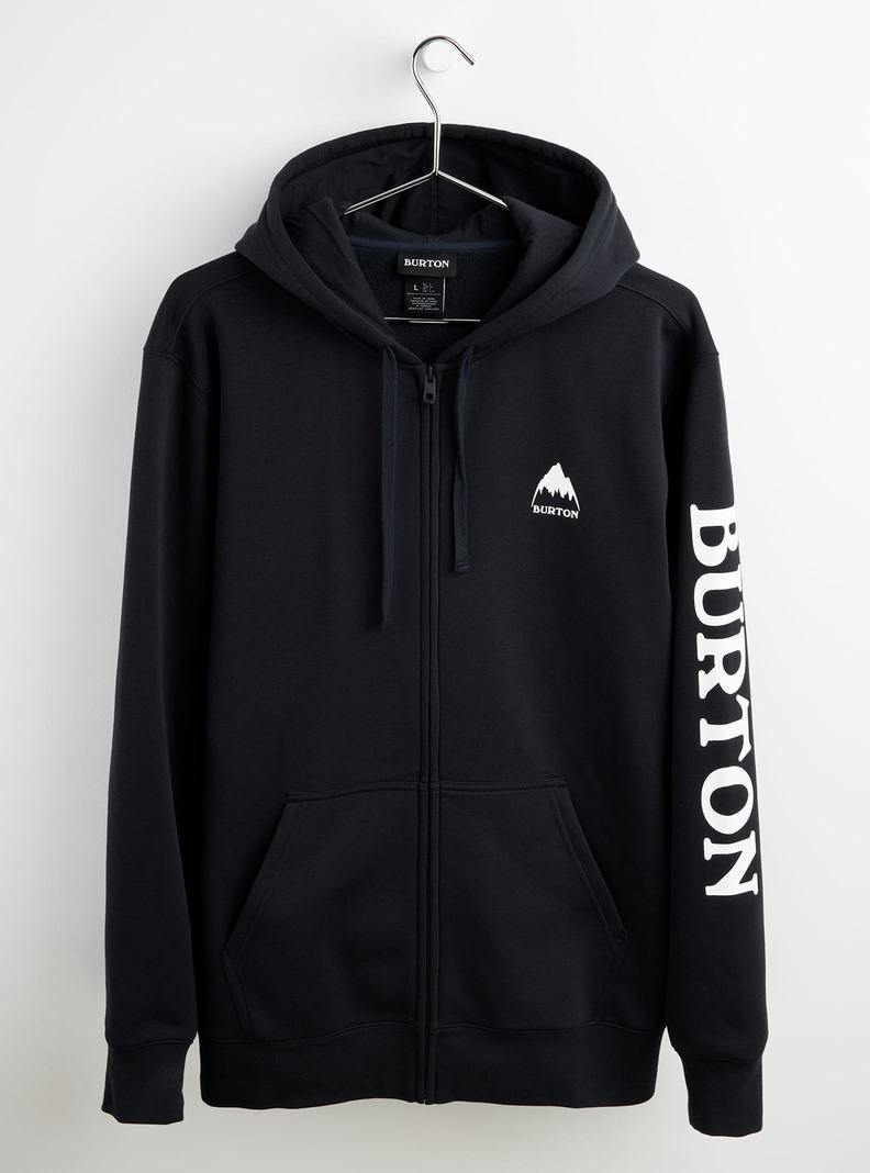 Sweat à capuche Burton Elite Full-Zip Homme Noir | 860752-SAX
