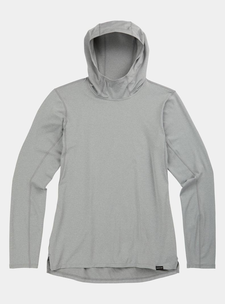 Sweat à capuche Burton Multipath Essential Tech Pullover Femme Grise | 708432-JOY