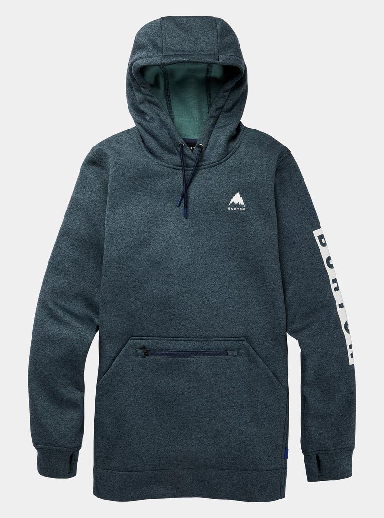 Sweat à capuche Burton Oak Long Pullover Femme Bleu | 025648-JGB