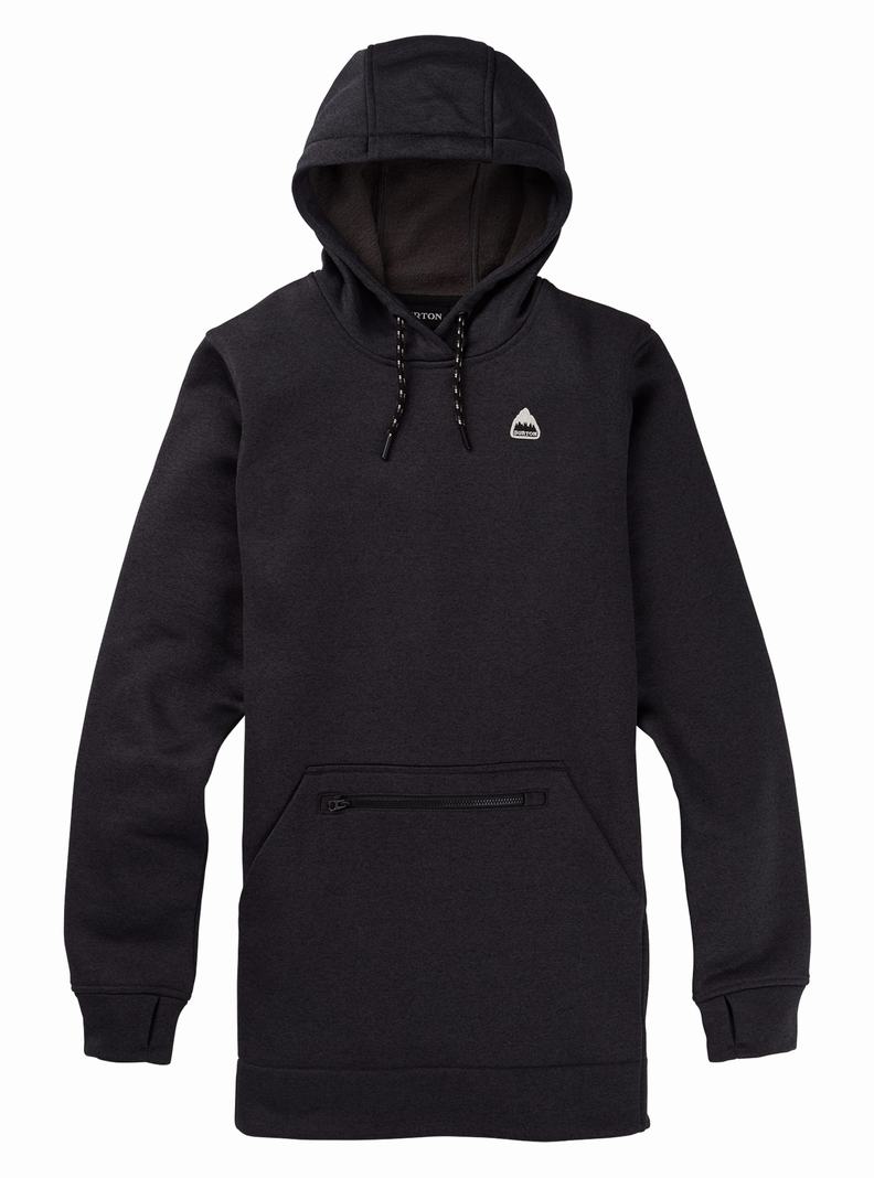 Sweat à capuche Burton Oak Long Pullover Femme Noir | 687321-OSN