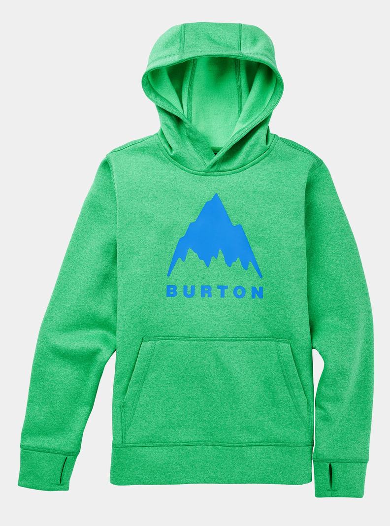 Sweat à capuche Burton Oak Pullover Enfant Vert | 469182-QOE