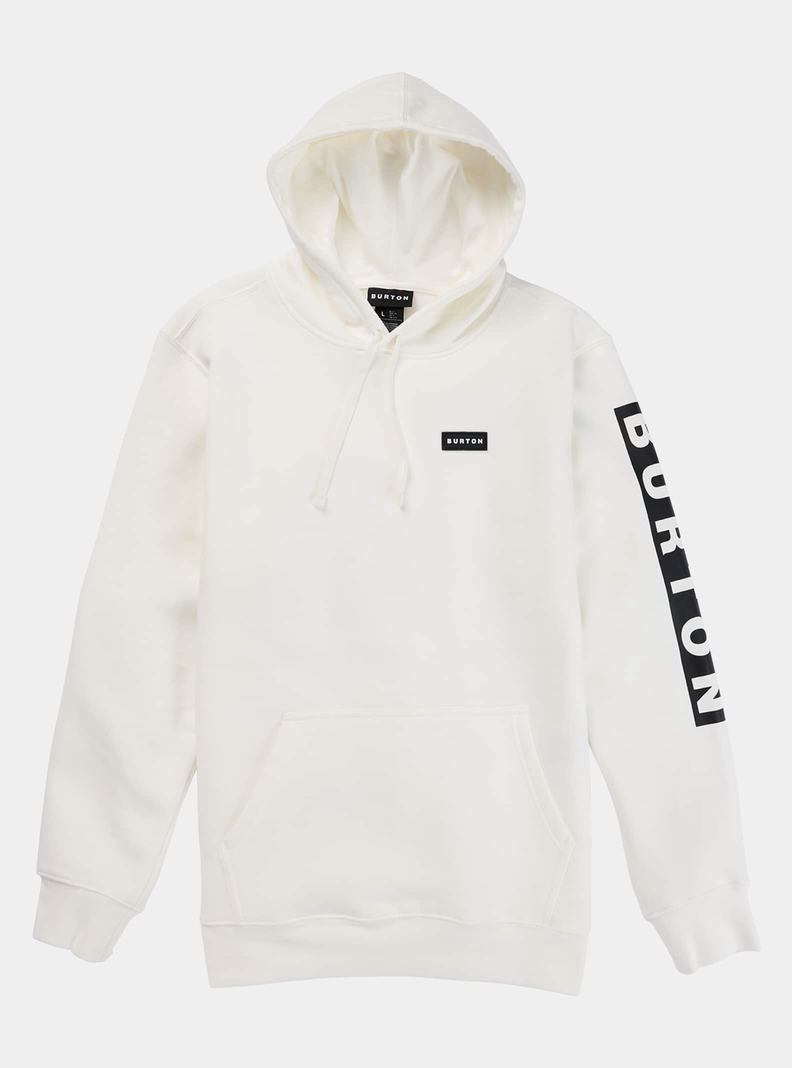 Sweat à capuche Burton Vault Pullover Femme Blanche | 098236-HIY