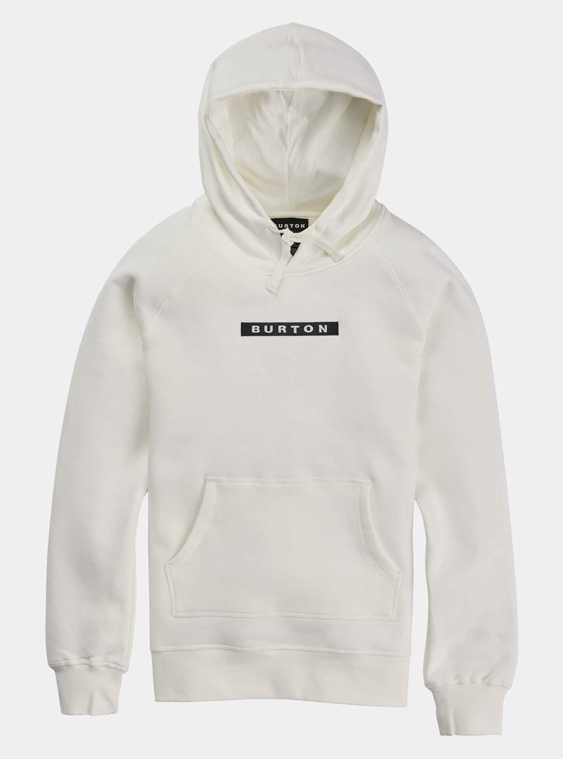 Sweat à capuche Burton Vault Pullover Femme Blanche | 748092-AUT